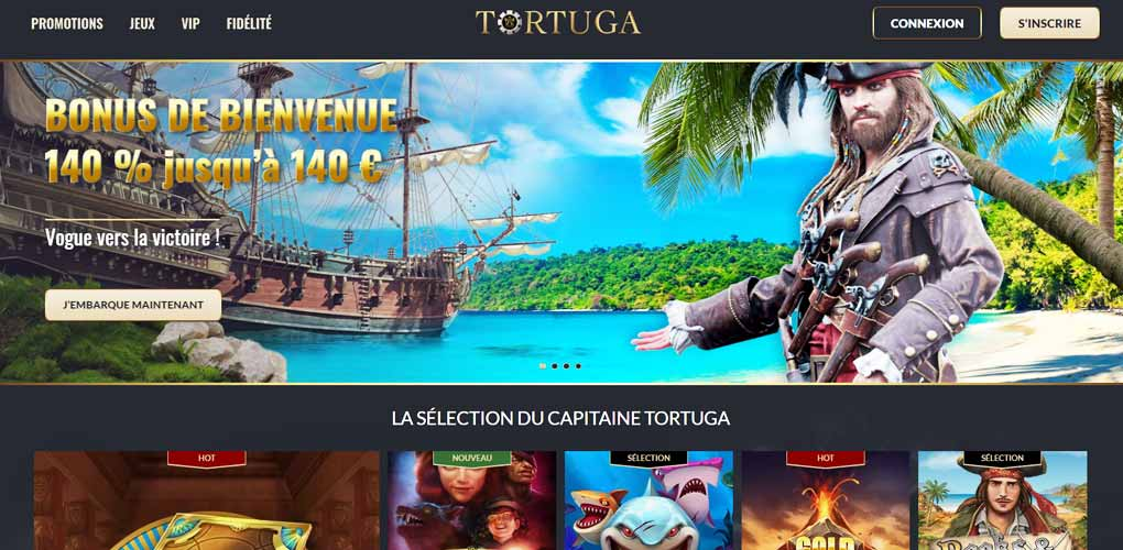 Avis Tortuga Casino : notre test détaillé - Jeux Gratuits de Casino